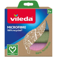 Mikrohandrička z recyklovaných vlákien 3 ks VILEDA