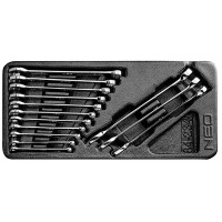 Ploché-očkové kľúče 6-19 mm, súprava 14 ks NEO Tools