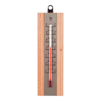 Teplomer izbový drevený 13cm