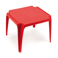 Stôl BABY, červený PRO GARDEN