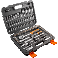 Nástrčné kľúče  1, 2, 1/4 ", CrV súprava 86 ks NEO TOOLS