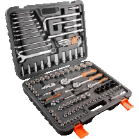 Nástrčné kľúče 1, 4, 1/2 "CrV súprava 126 ks NEO TOOLS