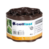Trávnikový lem cellfast,100 mm,L-9 m, hnedý