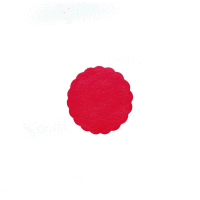 Rozetky PREMIUM Ø 9 cm červené [500 ks] GASTRO