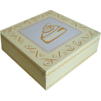Krabica na tortu -celoplošná potlač- 28x28x10 cm [100 ks] GASTRO