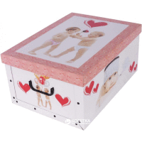 Úložný box BABIES SRDIEČKA MAXI 51x37x24cm