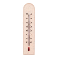 Teplomer izbový drevený 18cm