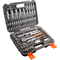 Nástrčné kľúče 1, 4, 1/2 "CrV súprava 110ks NEO TOOLS