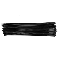 Sťahovacie pásky 7,6 x 500 mm, čierna 75 ks TOPEX