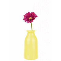 Váza h-180 žltá GLASMARK