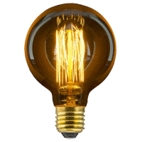 Žiarovka špeciál Decor Edison G95 E27 40W WW AVIDE