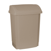 Odpadkový kôš s vyklápacím vrchnákom 10 L cappucino PLAST TEAM