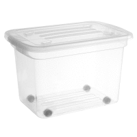 Detail - Úložný box 52L s vekom, na kolieskach PLAST TEAM Úložný box 52L s vekom, na kolieskach PLAST TEAM