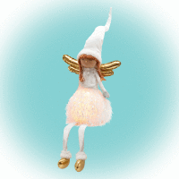 Anjel sediaci svietiaci,65cm