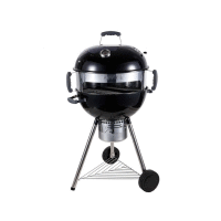 Grill okrúhly s prstencom na pizzu 70 x 58 x 124 cm  PATIO