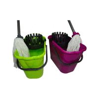 WETmop set 12L oválny bavl.biely mop 180gr.