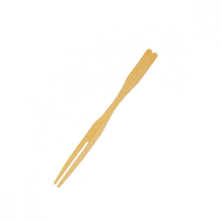 Bambusové napichovadlá VIDLIČKA 9 cm [100 ks] BIO GASTRO