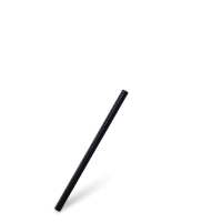 Slamka (bio-kompozit) čierna `JUMBO` O 8mm x 14cm [100 ks] GASTRO