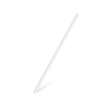 Slamky papierové rovné, biele 20 cm, Ø 6 mm [25 ks] BIO GASTRO
