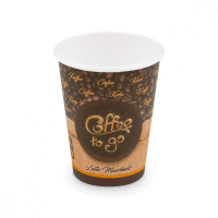 Papierový pohár "Coffee to go" 420 ml, L (Ø 90 mm) [50 ks] GASTRO