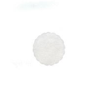 Rozetky PREMIUM Ø 9 cm biele [40 ks] PARTY GASTRO
