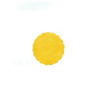 Rozetky PREMIUM Ø 9 cm žlté [40 ks] PARTY GASTRO