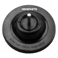 Gumový disk flexibilný 125mm GRAPHITE