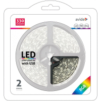 LED pás 5V 7,2W RGB IP65 2m