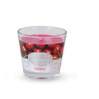 Sviečka vonná 160 g v skle - cherry