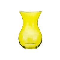 Váza H180mm CANDY žltá  GLASMARK