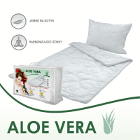 Set ALOE VERA White paplón + vankúš