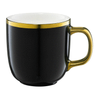 Porcelánový hrnček Royal Black-Gold 330 ml AMBITION