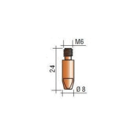 Kontaktná špička M6x28x1,0mm široká