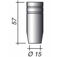 Plynová hubica pr. 12,5, kónická