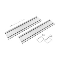 Vodiace koľajnice 2 x 700 mm, konektor, 2 svorky GRAPHITE