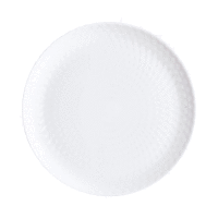 Biely plytký tanier Pampille 25 cm LUMINARC
