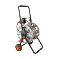 Vozík na záhradnú hadicu, kovový, na 60 m hadice 1/2", s vedením hadice NEO TOOLS