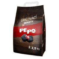 Brikety na grilovanie PE-PO®, 2.5 kg