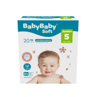 BabyBaby Soft Pants 20 ks, 12-18 kg, veľkosť 5