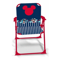 Skladacia stolička Mickey modrá/červená  DISNEY