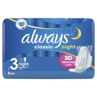 Always vložky Classic  8ks Night