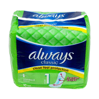 Always vložky Classic 10ks Standard