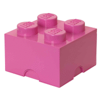 Úložný box 4 ružový 250x250x180 LEGO