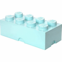 Úložný box 8 bledo modrý 500x250x180 LEGO