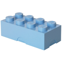 Desiatový box 8 classic bledo modrý 200x100x73 LEGO
