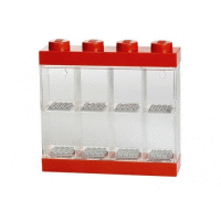 Zberateľská skrinka na 8 minifigúrok – červená LEGO