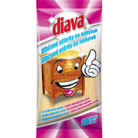 DIAVA vlhčené utierky na nábytok 30 ks