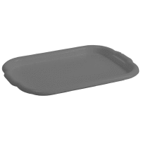 Plastová tácka Clever Gray 40 x 28 x 3 cm DOMOTTI
