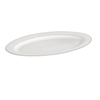 Oválny tanier Aura Silver 35,5 cm AMBITION