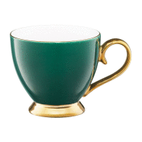 Porcelánový hrnček Royal Green-Gold 450 ml AMBITION